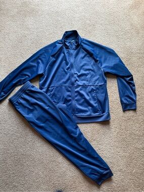 Tek Gear  Navy Full-Zip Track Jacket